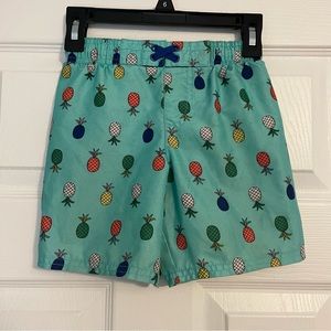Boys Aqua Pineapple Swim Trunks - Cat & Jack